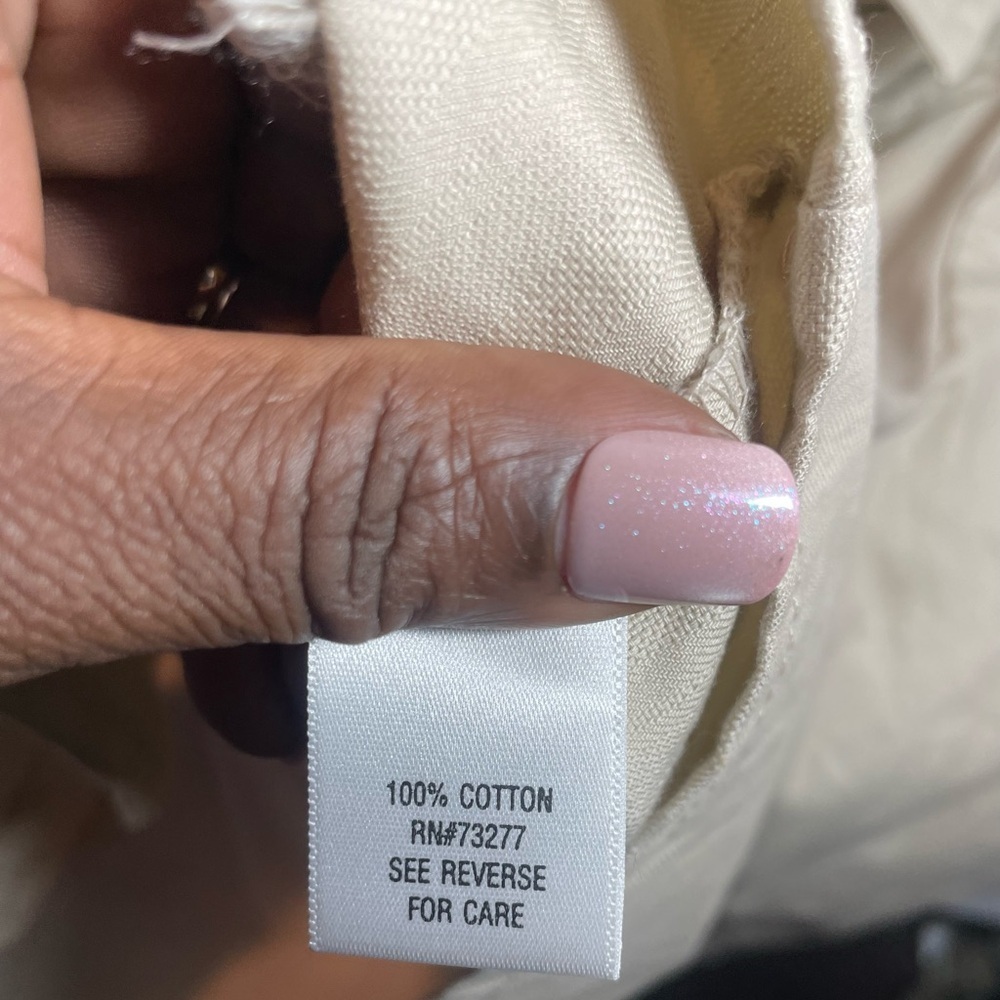 Sonoma Beige Utility Jacket Lightweight Button Front Casual Chic Size XL NWT - Picture 6 of 11